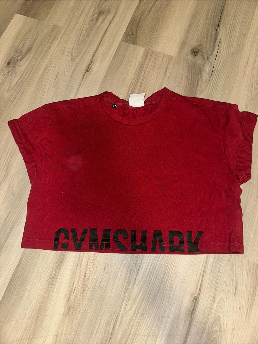Gymshark Red Crop Tee - Athletic Top